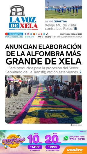 EDICIÓN DIGITAL #1439 del diario LA VOZ DE XELA