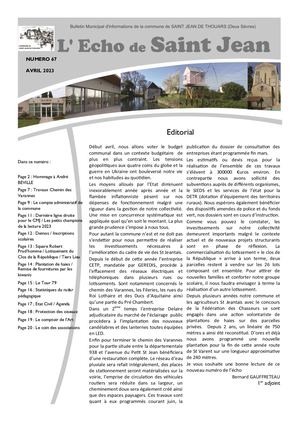 Numéro 67 Avril 2023