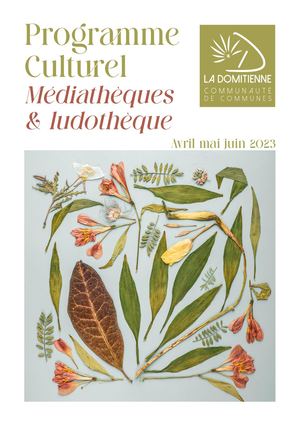 Programme  Culturel des Médiatheques - 2e Trimestre 2023