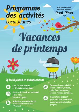 PROGRAMME ACTIVITÉS JEUNESSE - PRINTEMPS 2023