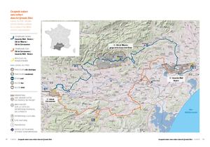 Carte Escapade Nature Sans voiture - Entre Aude et Hérault