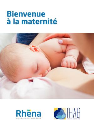 Livret accueil - allaitement maternel