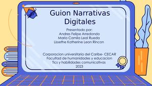 Guión Narrativas Digitales