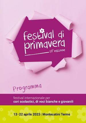 Festival di Primavera 2023 - Programma