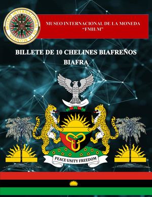 Billete De 10 Chelines Biafreños Museo Internacional De La Moneda