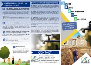 Depliant Spanc Communaute Dagglomeration Chauny Tergnier La Fere