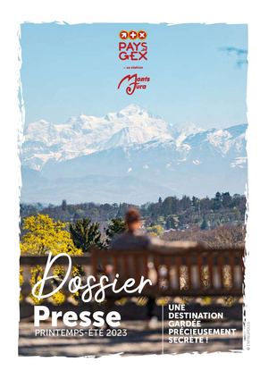 Dossier Presse Pays de Gex Monts Jura Été 2023