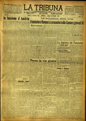 1922 02 11 La Tribuna 11 Feb 1922 A Pag 4 Tempio Votivo Diocesano A Milanino