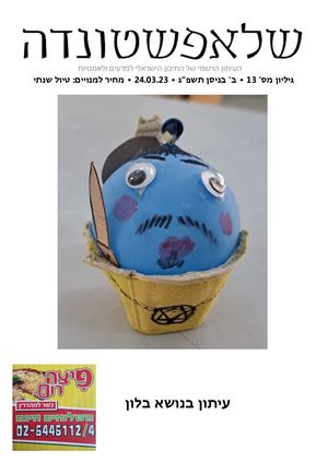 עיתון מס' 13: שבלון