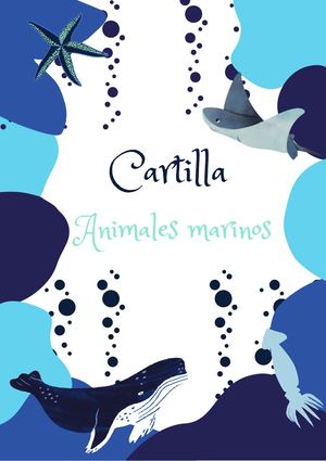 Cartilla Animales Marinos