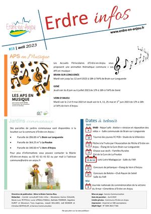 Erdre Infos 18 - avril 2023