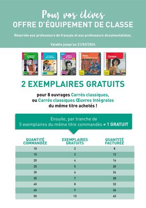 Offre d'équipement de classe