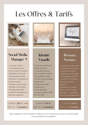 Les Offres & Tarifs