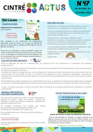 Cintré Actus N°47
