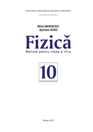 X Fizica (In Limba Romana)