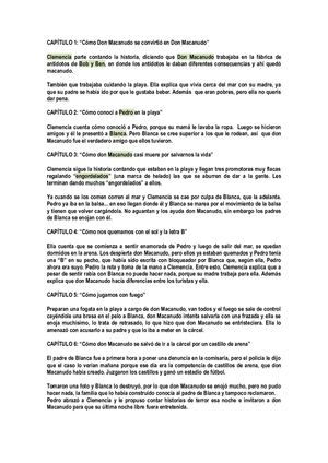 Resumen Libro "Don Macanudo"