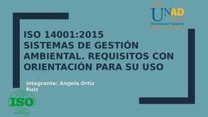 ESTRUCTURA ISO 14001:2015