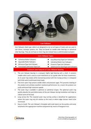 Cam Follower Bearing Pdf