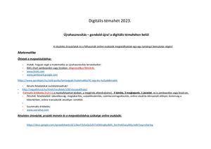 Digitális Témahét 2023
