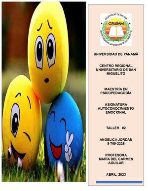 Autoconocimiento Emocional Aj