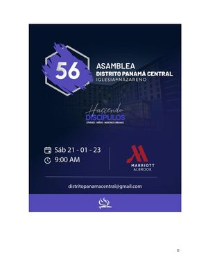 Acta 56 Asamblea Distrito Panama Central Oficial