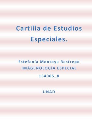 Cartilla De Estudios Especiales