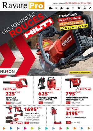 Catalogue Les Journées Rouges HILTI 2023