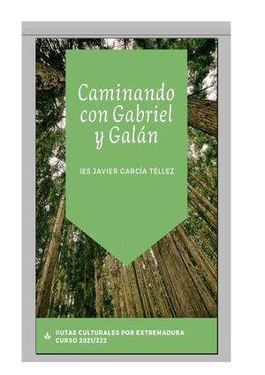 Cuaderno Del Alumno Ruta Gabriel Y Galán