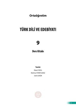 Türk Di̇li̇ 9