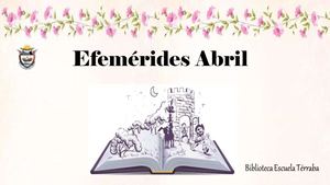 Efemerides Abril 2023