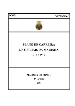 Plano de Carreira de Oficiais da Marinha (PCOM)