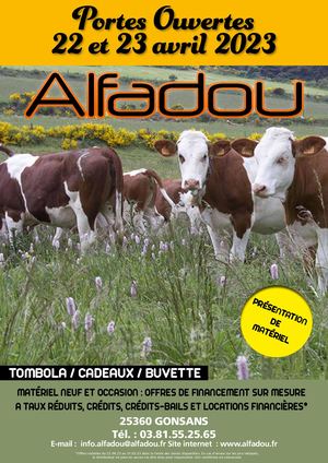 Alfadou Portes Ouvertes 22 - 23 Avril 2023