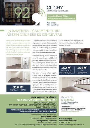 Plaquette Immeuble 10 Rue Henri Barbusse Clichy 06 04 2023