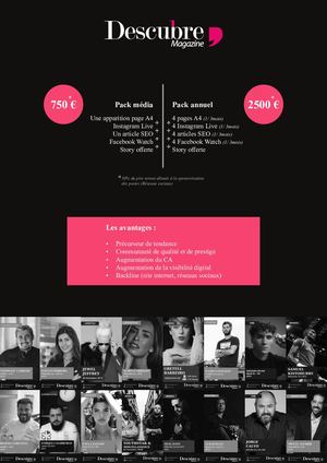 Pack Média 750€ - Descubre Magazine - DMP Agence