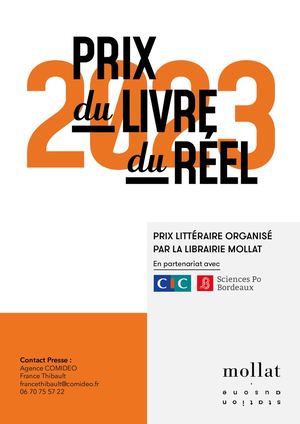 Prix Du Réel 2023 Dossier de presse