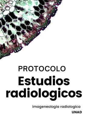 PROTOCOLO DE ESTUDIOS RADIOLOGICOS