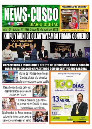 NEWS CUSCO 13 De Abril 2023