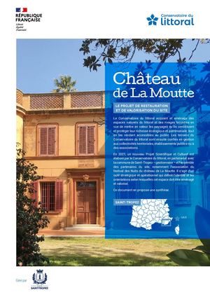 Plan de gestion Château de La Moutte