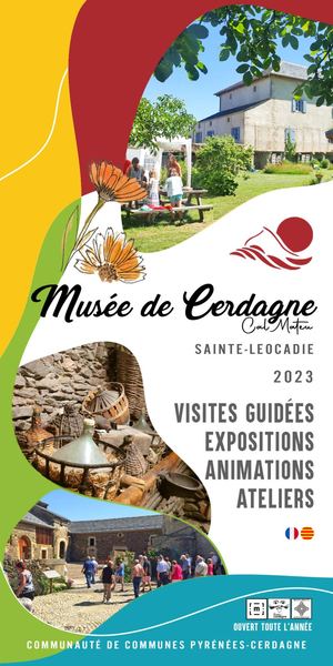 Dépliant Musée de Cerdagne 2023