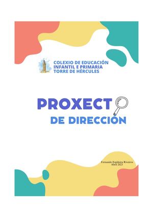 Proxecto Dirección Td H