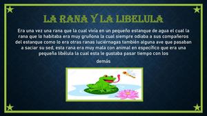 La Rana Y La Libelula Cuento