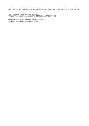 Estoy Compartiendo 'Duvier Presiga Docx' Con Usted Desde Wps Office