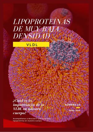 Lipoproteínas De Muy Baja Densidad (VLDL)