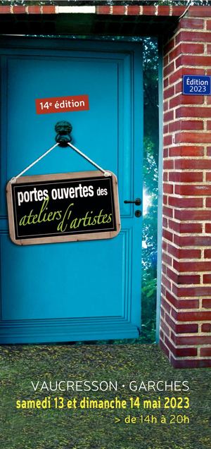 Depliant des Ateliers d'Artiste 2023