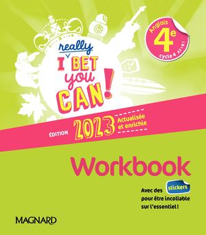 Extrait I Really Bet You Can 4e - cahier d'activités