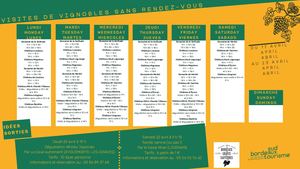 Calendrier Des Sans Rendez Vous Sem16