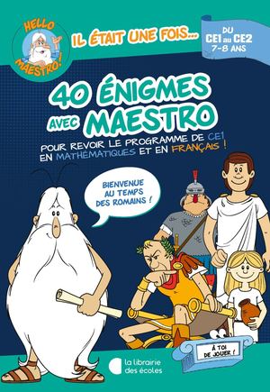 40 énigmes avec Maestro - CE1-CE2