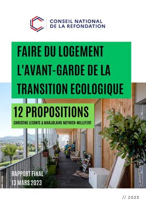 Rapport GT 3 CNR Transition écologique