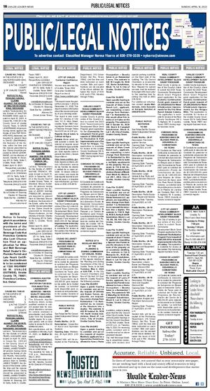 Classifieds 041623