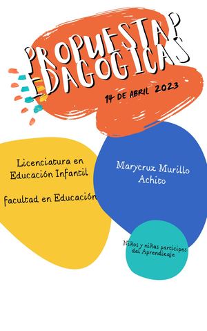 Propuestas Pedagogicas
